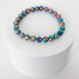 Blue Haze Opalescence Beaded Bracelet