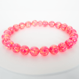 Bubblegum Opal Beaded Bracelet - The Opal Dealer