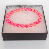 Bubblegum Opal Beaded Bracelet - The Opal Dealer