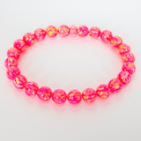 Bubblegum Opal Beaded Bracelet - The Opal Dealer