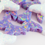 Opal Butterfly Charm