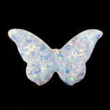 Opal Butterfly Charm