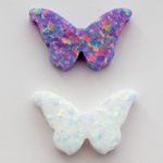 Opal Butterfly Charms