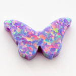 Opal Butterfly Charm