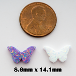 Opal Butterfly Charms