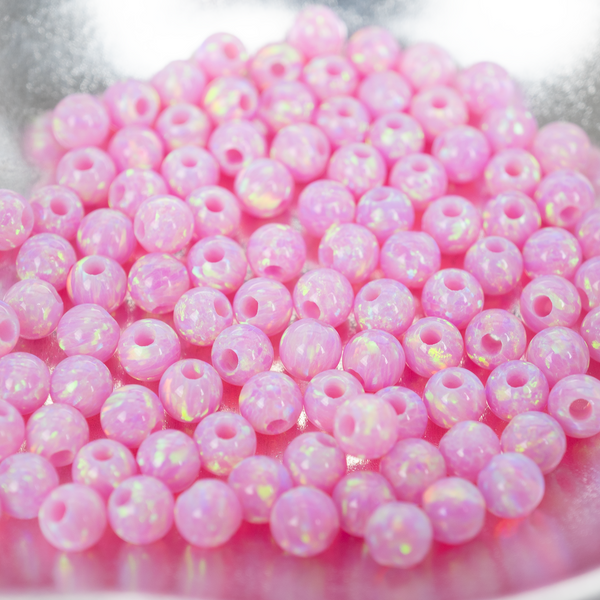 Candy Pink Opal 3mm Craft Beads
