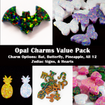 Rainbow Opal Charms - Multi Pack of Opal Charms