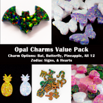 Rainbow Opal Charms - Pick Your Own Pack of Opal Charms