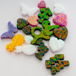 Rainbow Opal Charms - Pick Your Own Pack of Opal Charms