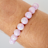 Cherry Blossom Opal Beaded Bracelet