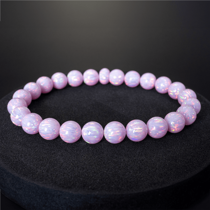 Cherry Blossom Opal Beaded Bracelet - The Opal Dealer