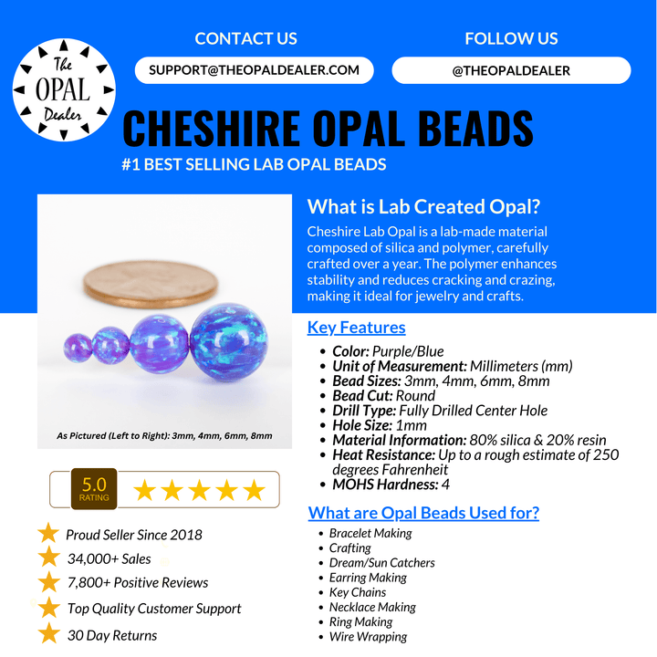 Cheshire Opal Craft Beads - The Opal Dealer