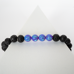 Cheshire Opal & Lava Stone Beaded Bracelet