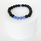 Cheshire Opal & Lava Stone Beaded Bracelet - New Design
