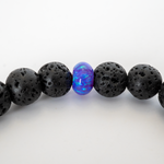 Cheshire Opal & Lava Stone Beaded Bracelet - New Design