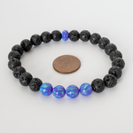 Cheshire Opal & Lava Stone Beaded Bracelet - New Design