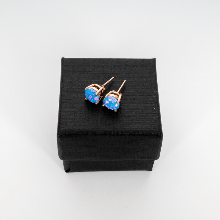Cotton Candy Opal Stud Earrings - The Opal Dealer