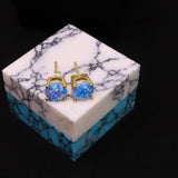 Cotton Candy Opal Stud Earrings