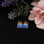 Cotton Candy Opal Stud Earrings