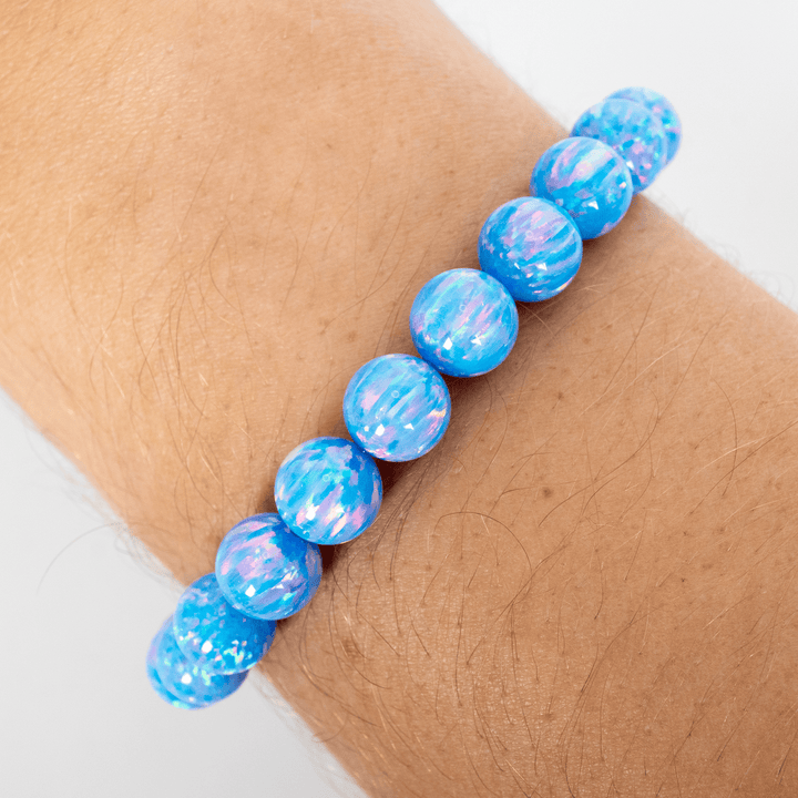 Cotton Candy Opal Beaded Bracelet - The Opal Dealer