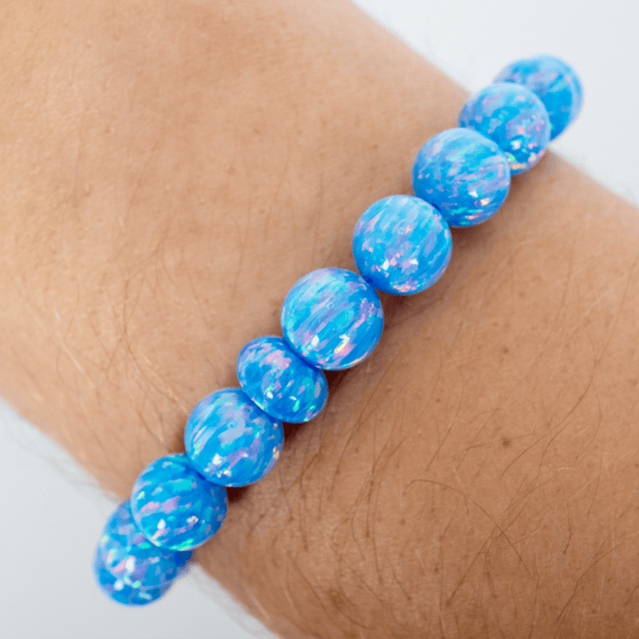 Cotton Candy Opal Beaded Bracelet - The Opal Dealer