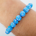 Cotton Candy Opal Beaded Bracelet
