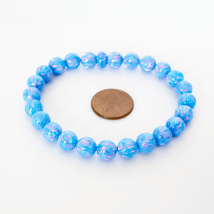 Cotton Candy Opal Beaded Bracelet - The Opal Dealer