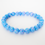 Cotton Candy Opal Beaded Bracelet
