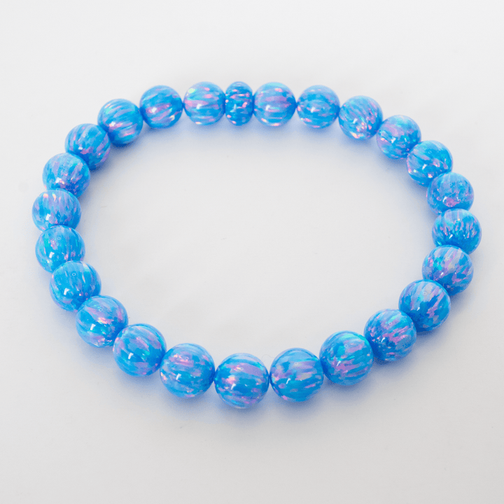 Cotton Candy Opal Beaded Bracelet - The Opal Dealer