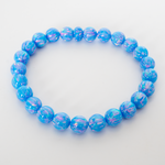 Cotton Candy Opal Beaded Bracelet