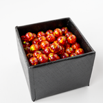 Crimson Fire Opal Craft Beads