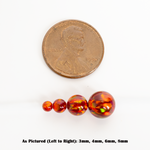 Crimson Fire Opal Craft Beads