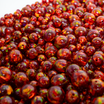 Crimson Fire Opal Craft Beads