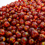 Crimson Fire Opal Craft Beads