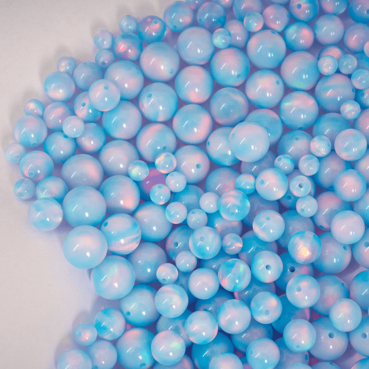 Crystal Blue Opalescence Craft Beads - The Opal Dealer
