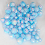 Crystal Blue Opalescence Craft Beads