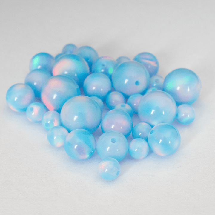 Crystal Blue Opalescence Craft Beads - The Opal Dealer