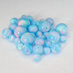 Crystal Blue Opalescence Craft Beads