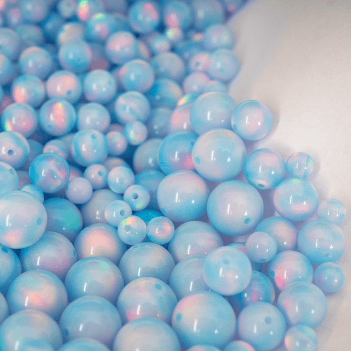 Crystal Blue Opalescence Craft Beads - The Opal Dealer