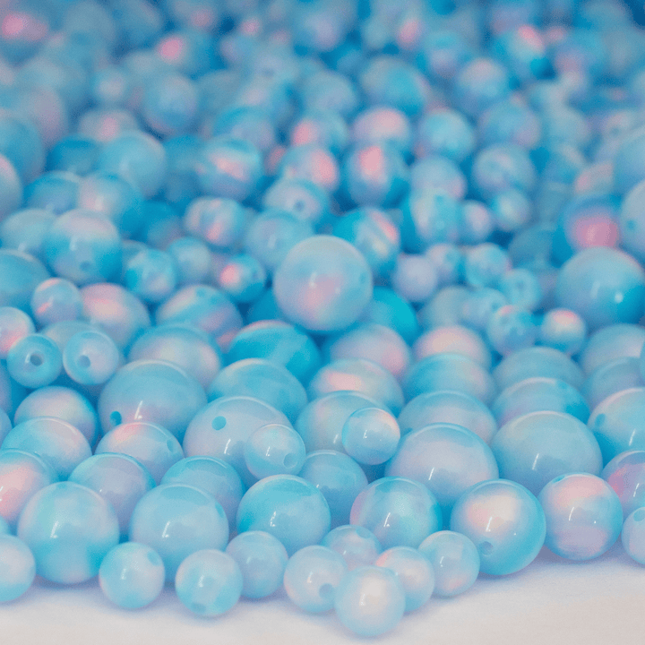 Crystal Blue Opalescence Craft Beads - The Opal Dealer