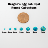 Dragon's Egg Opal Round Cabochon