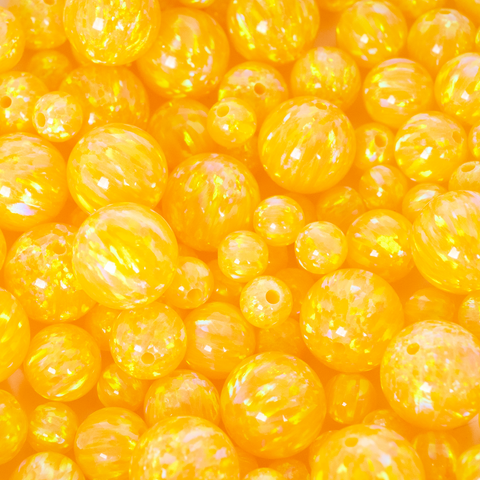 Golden Pineapple Opal Craft Beads