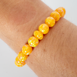 Golden Pineapple Opal Beaded Bracelet - New Design