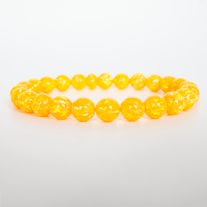 Golden Pineapple Opal Beaded Bracelet - The Opal Dealer