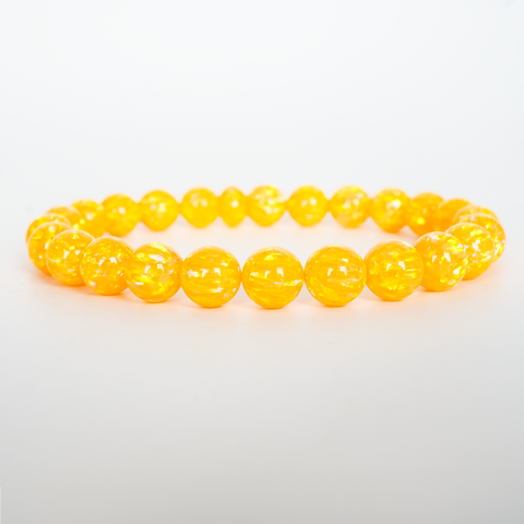 Golden Pineapple Opal Beaded Bracelet