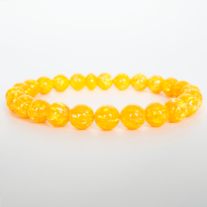 Golden Pineapple Opal Beaded Bracelet - The Opal Dealer