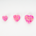 Opal Heart Charm