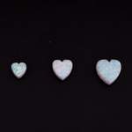 Opal Heart Charm