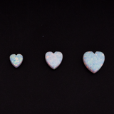 Opal Heart Charm