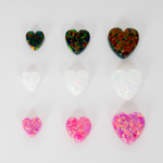 Opal Heart Charm